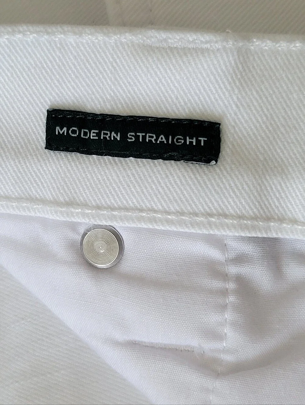 LAUREN Ralph Lauren White Modern Straight Jeans Size 14